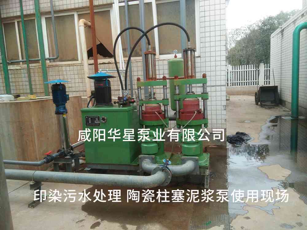 印染污水處理使用節能柱塞泵案例